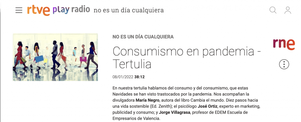 RTVE - Consumismo en Pandemia