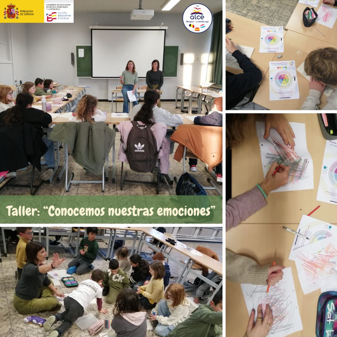 Taller Conocemos nuestras emociones - Rookie Soul en aulas españolas de Bélgica