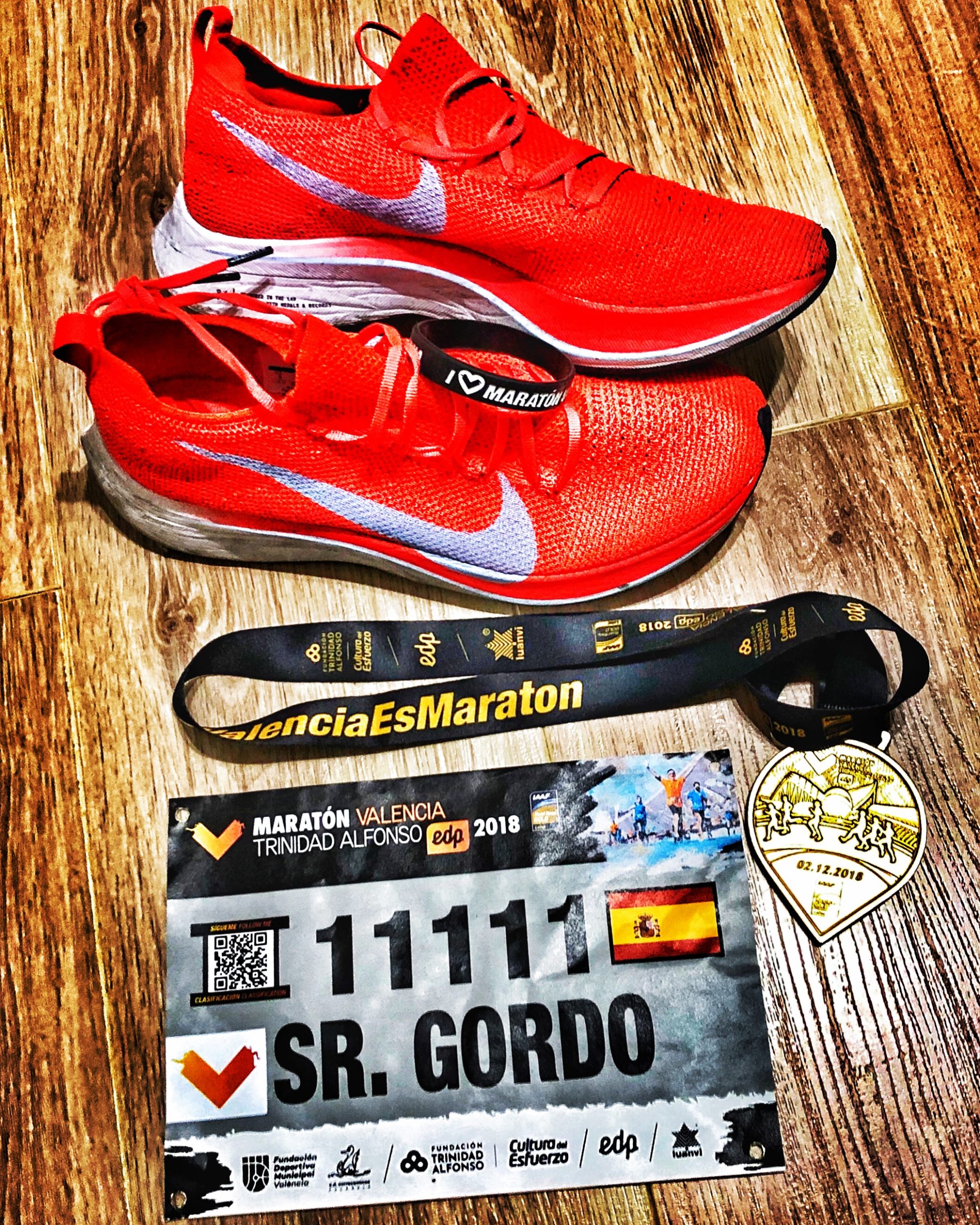 Zona de meta en la Maratón Valencia Trinidad Alfonso