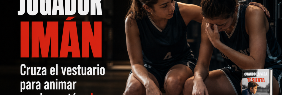 Dos jugadoras en el vestuario: una acompaña a otra que está pasando un mal momento. Concepto Jugador Imán de Rookie Soul.